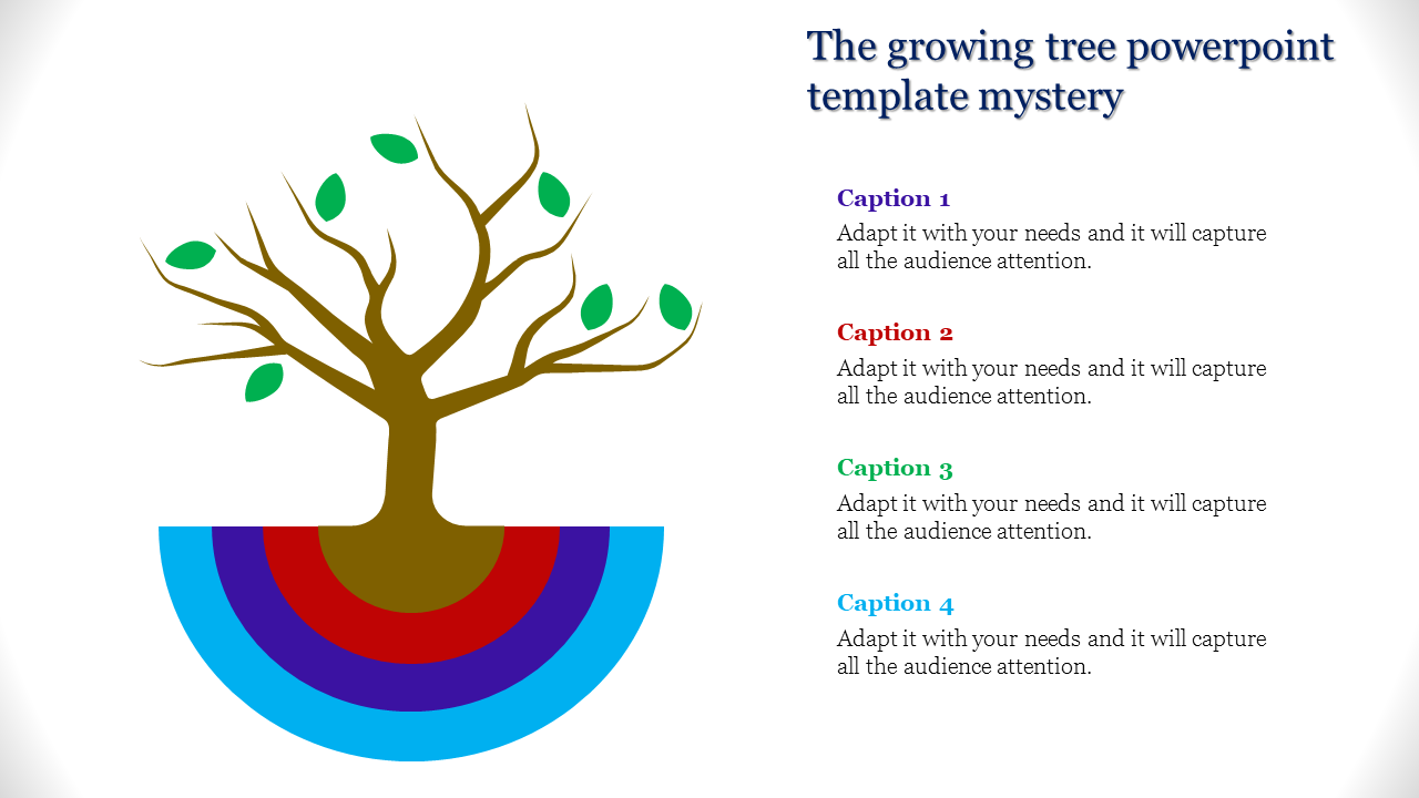 Free - Download the Best Growing Tree PowerPoint Template
